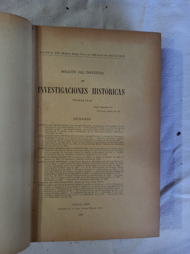 Boletín Instituto De Investigaciones Históricas 21 Revello