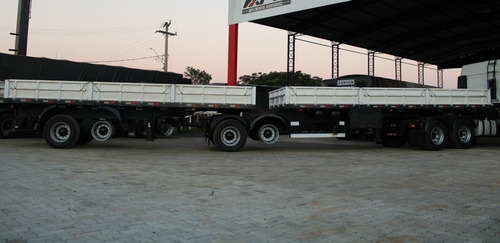 Carreta Bitrem Carga Seca 7,50m Chapa Xadrez S/pneus