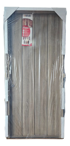 Oferta! Puerta Oblak Linea Eterna Pvc Nogal 1115 Alta 90x220