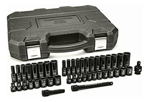 Gearwrench 44 Piece 3/8inch Drive 6 Point Impact Socket Set,