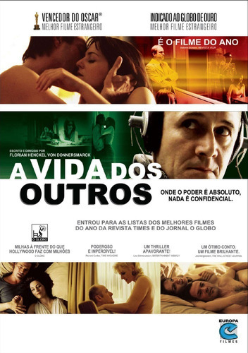 Dvd A Vida Dos Outros - Florian Henckel - Lacrado Original