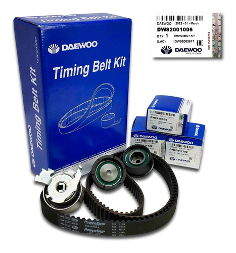 Imagen 1 de 10 de Kits Correa Tiempo Optra Limited Tapa Negra Original