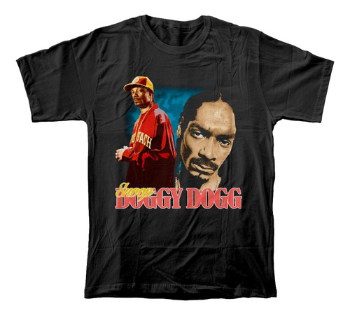 Camiseta Algodón Peinado Con Estampado De Rapero Snoop Dogg