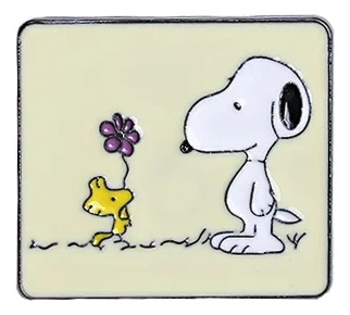 Pin Broche Metálico Snoopy Y Woodstock