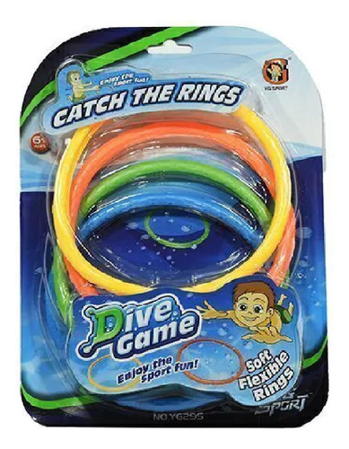 Aros Sumergibles Agua 4 Unidades Dive Game Playking