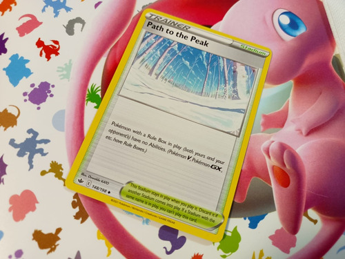 Path To The Peak Carta Pokémon Original Y Nueva 