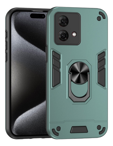 Funda Para Moto G84 Anticolisión Metal Apoyo