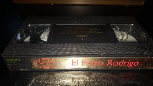 El Potro Rodrigo Vhs Original Sin Caratula