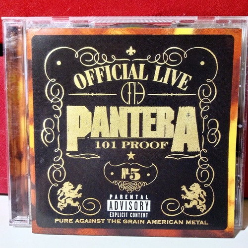 Pantera Official Live Cd, Metallica Slayer Megadeth Leer