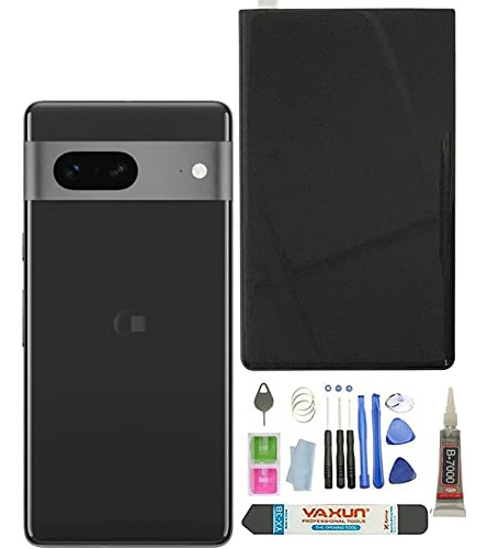 Repuesto De Cristal Trasero Para Pixel 7 5g Obsidian/ Negro