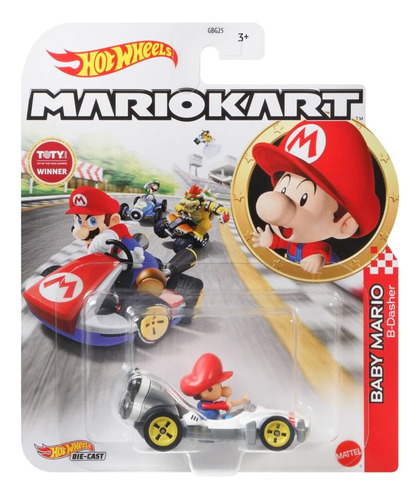 Personajes De Mario Kart Y Karts Como Hot Wheels 1:64 Die-c.