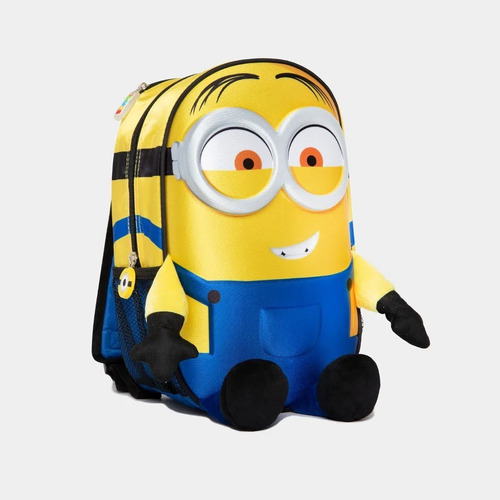 Minion Mini Mochila Pre-escolar Con Capucha Marca S´cool