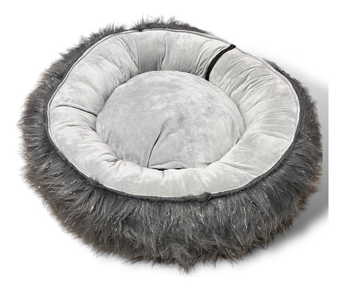 Cama Dona En Peluche Largo Super Acolchada Mediana