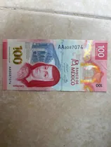 Comprar Billete De 100 Pesos Mexicanos Serie Aa008 De Colección