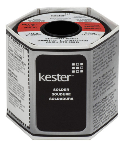 Kester Organic Core Solder Lb Carrete Nte Electronics