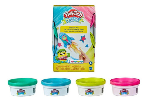 Play Doh Mundo De Texturas Elastix - Pack 4 Colores Espacio