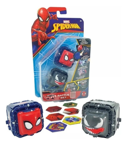 Juego Set De Batalla Cubos Spiderman Marvel Original 