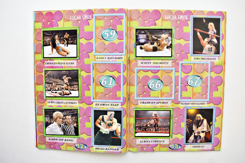 Wwf, Lucha Libre (svr, 1998): Faltan 46 Láminas (Usado)