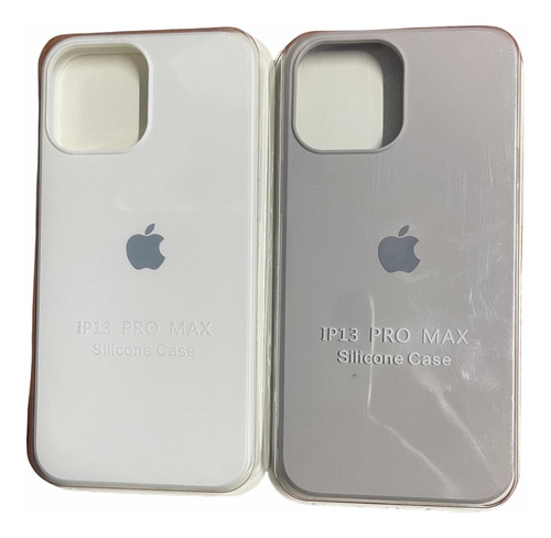 Silicone Case Original iPhone 13 Pro Max Afelpada Por Dentro