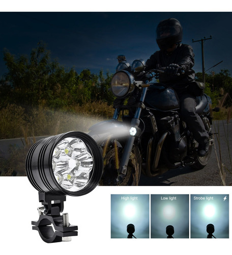 Faro Led De 60w Superbrillante Para Motocicleta, 1 Pieza