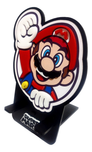 Soporte Escritorio Para Celular Super Mario 3d.