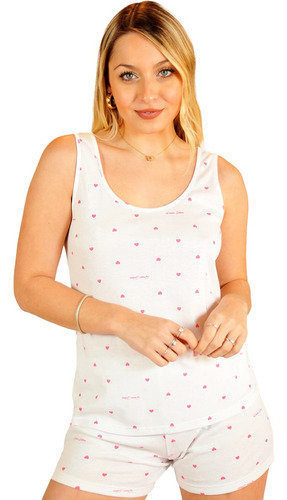 Pijama Musculosa Short Polidon Mujer Verano