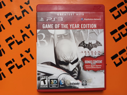 Batman: Arkham City Goty Ps3 Físico Envíos Dom Play (Usado)