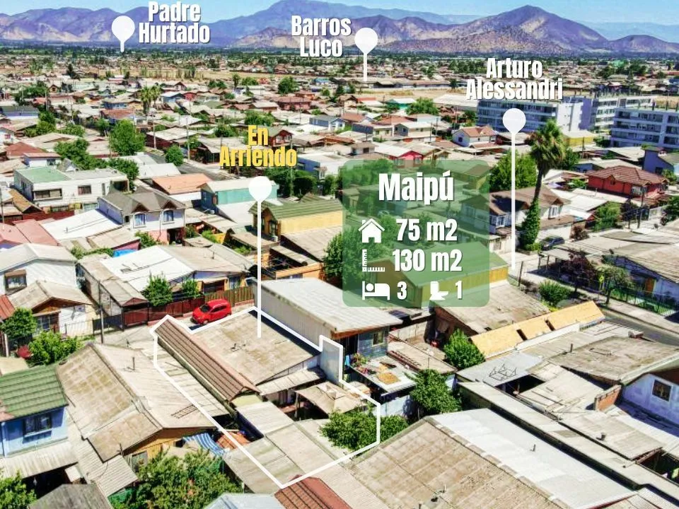 Imagen 1 de 18 de Casa En Venta En Maipú