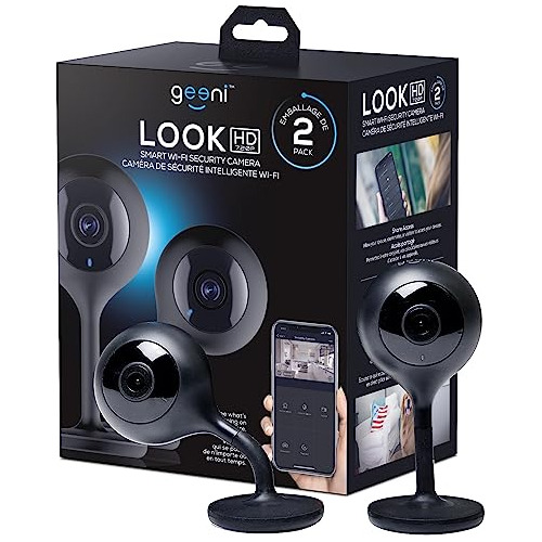 Geeni Look Indoor Smart Security Camera, 720p Hd Surveillanc