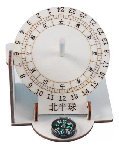 4 Ecuatorial Sundial Clock Diy Sundial Kit 3d Puzzle Toy