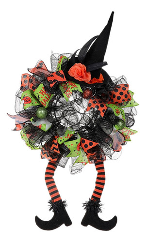 Corona De De Halloween Corona De Cinta De Halloween Hecha A