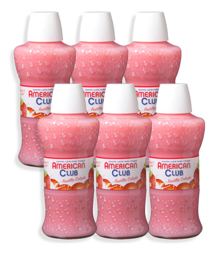 Coctel American Club Frutilla Colada Sin Tacc 750ml Caja X6u