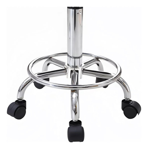 Silla Taburete Bar Giratorio Altura Ajustable Con Ruedas