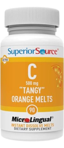 Superior Source Vitamina C 500mg Tabletas Sublinguales 90