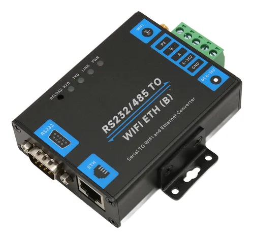 Convertidor Inalámbrico Ethernet Serie A Wifi Rs232 Rs485