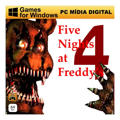 Jogo Five Nights At Freddy's 4 Pc Completo