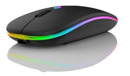 Mouse Inalambrico Recargable Raton Portatil Bluetooth Y Usb