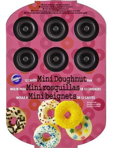 Mini Molde Para Hornear Donas Wilton, 12 Cavidades