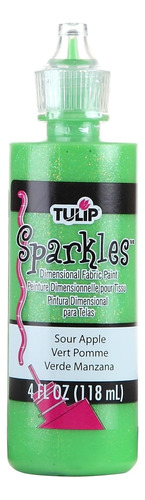 Pintura Para Tela Dimensional Tulip 118ml Manzana A Sparkles