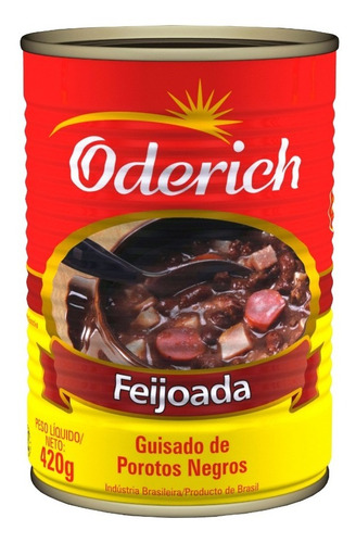 Feijoada Oderich 420g - Kit 6 Unidades