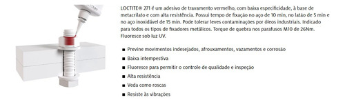 Trava Prisioneiro 271 50g Loctite