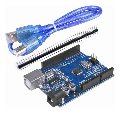 Uno R3 Smd Tecneu With Usb Cable Arduino Ide Compatible