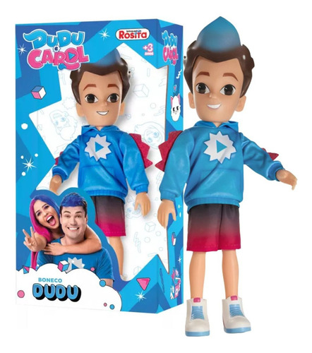 Boneco 26cm Youtube Dudu E Carol - Bbra
