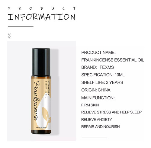Aceite Esencial De Masaje De Incienso, Planta Aromática