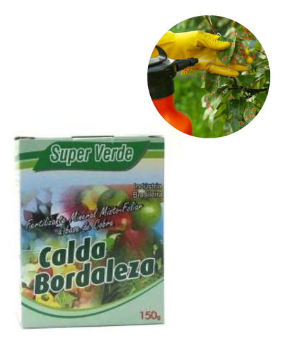 Calda Bordaleza Fungicida E Acaricida Conc. E Solúvel 150g