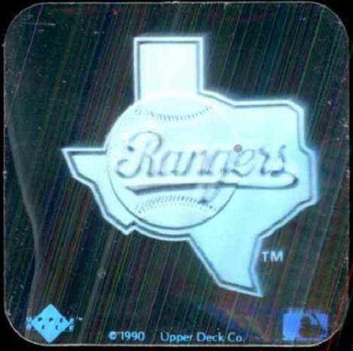 Mlb Holograma: Rangers ( Rancheros ) Texas - Upper Deck 90