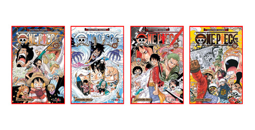 Combo One Piece 67 A 70 - Manga - Ivrea