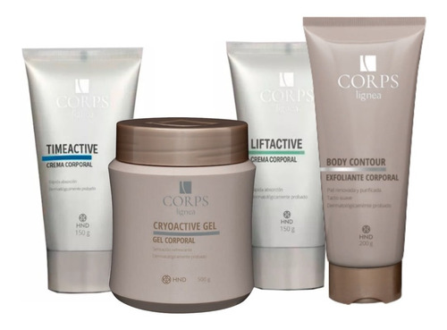 Kit Cryoactive + Liftactive + Timeactive + Exfoliante Corps