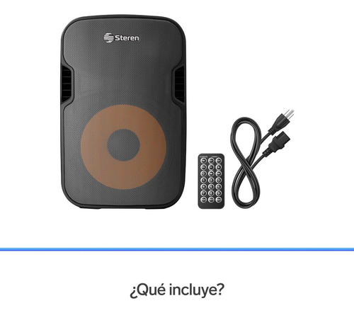 Bafle Profesional Steren Baf-1555bt 15 Pulgadas Bluetooth