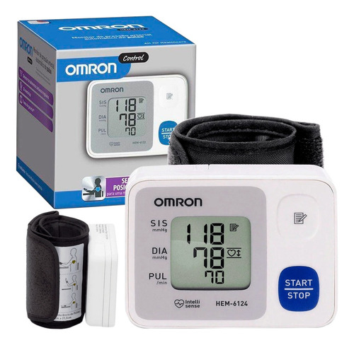 Aparelho De Pressão Arterial De Pulso Automático Omron 6124